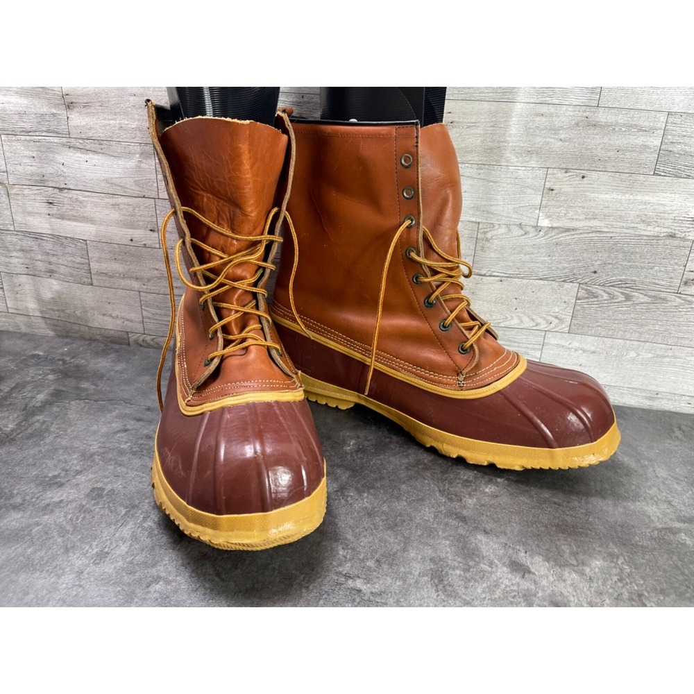 Northerner by Servus Men 14 Leather Steel Shank Insulated Waterproof Work Boots